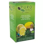 Puro Bio thee Citroen, groene thee, fairtrade, pak van 25 zakjes