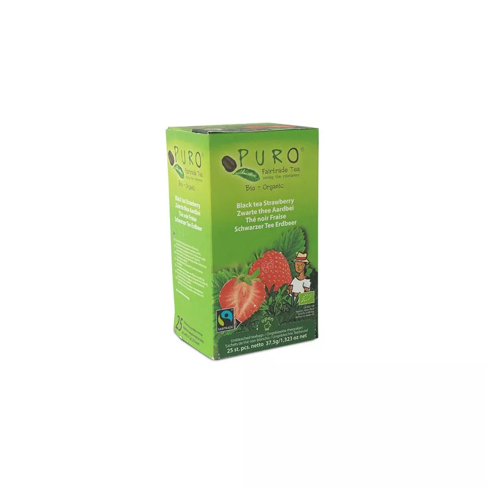 Puro Bio Fair Trade Strawberry Black...