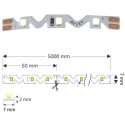 SNAKE LED strip 5mx7mm 60LED/m IP20 warm wit 45W-12V / 5m