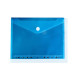 Pochette documents, fermeture velcro, ft A4, perforée, bleu, paquet de 10 pièces