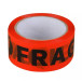 Verpakkingstape fragile breekbaar, ft 50 mm x 66 m, oranje