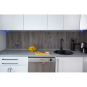 Futura LED-credenzabalk met Alu tactiele schakelaar 1500mm linkse kabel / PCE
