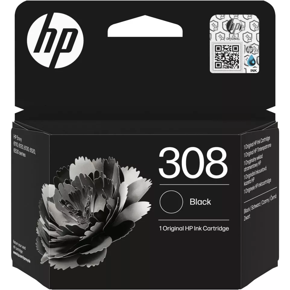 HP inktcartridge 308, 160 pagina's,...