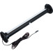 Barre de penderie Railing Ø25mm LED avec capteur PIR Alu noir  700mm câble à droite / PCE
