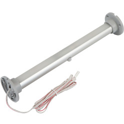 Railing Ø25mm LED garderoberail met PIR sensor Alu 1400mm rechtse kabel / PCE