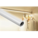 Railing Ø25mm LED garderoberail met PIR sensor Alu 1400mm linkse kabel / PCE