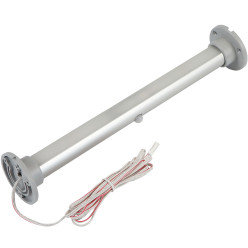 Barre de penderie Railing Ø25mm LED avec capteur PIR Alu  1000mm câble à droite / PCE