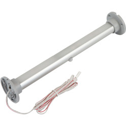 Barre de penderie Railing Ø25mm LED  avec capteur PIR Alu 1000mm câble à gauche / PCE