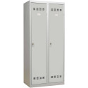 Industrial Locker for Dirty Work, 2 Doors, 180 x 80 cm, Grey