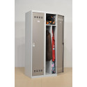 Industrial Locker for Dirty Work, 2 Doors, 180 x 80 cm, Grey