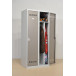 Industrial Locker for Dirty Work, 2 Doors, 180 x 80 cm, Grey