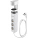 IOIO SL3000 Power Strip with 3 Outlets and 3 USB Ports Table Clamp White
