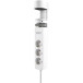 IOIO SL3000 Power Strip with 3 Outlets and 3 USB Ports Table Clamp White