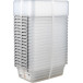 DONAU Home boîte de rangement, 3 litres, transparent