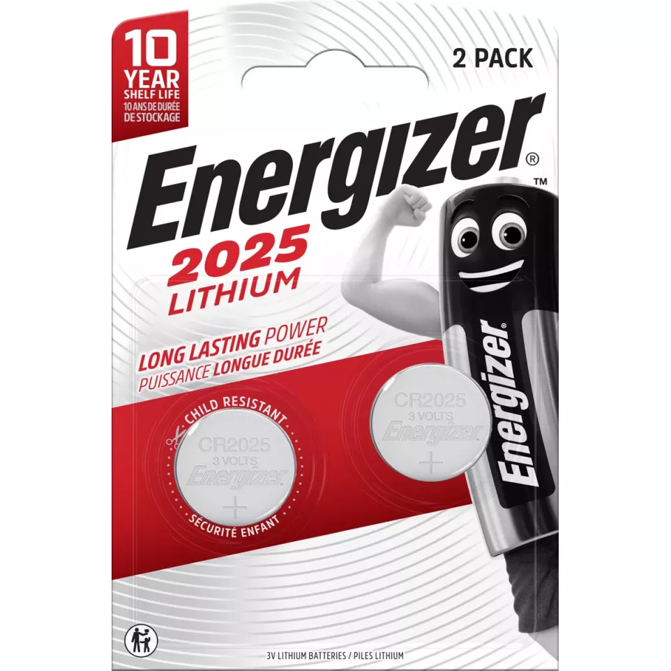 Energizer pile bouton, CR2025,...