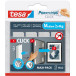 tesa Powerstrips Click Medium Maximum Load 1 kg Blister Pack of 2 x 16 Pieces