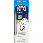 Tesafilm papier tape, ft 19 mm x 33 m, transparant, doos van 8 stuks