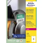 Avery étiquettes ultra-résistantes, ft 105 x 148 mm, boîte de 200 étiquettes