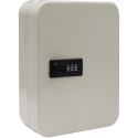 Key cabinet with combination lock for 48 keys white