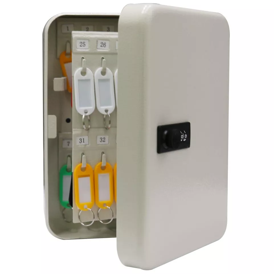 Key cabinet with combination lock for...