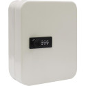 Sleutelkast met combinatieslot, voor 30 sleutels, wit