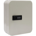 Sleutelkast met combinatieslot, voor 20 sleutels, wit