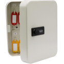 Sleutelkast met combinatieslot, voor 20 sleutels, wit