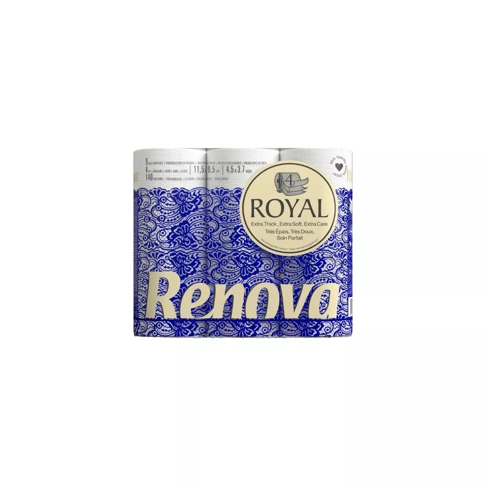 Renova Royal 4-Ply Toilet Paper, 140...