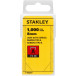 Stanley agrafes type A, 8 mm, boîte de 1.000 agrafes