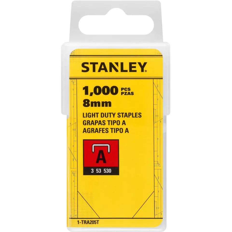 Stanley nietjes type A, 8 mm, doos...
