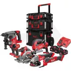 Kit 8 machines Milwaukee 18 V - 5 Ah - M18 FPP8E-553P / pce