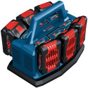 Bosch GAL 18V6-80 18V snellader voor 6 accu's / PCE
