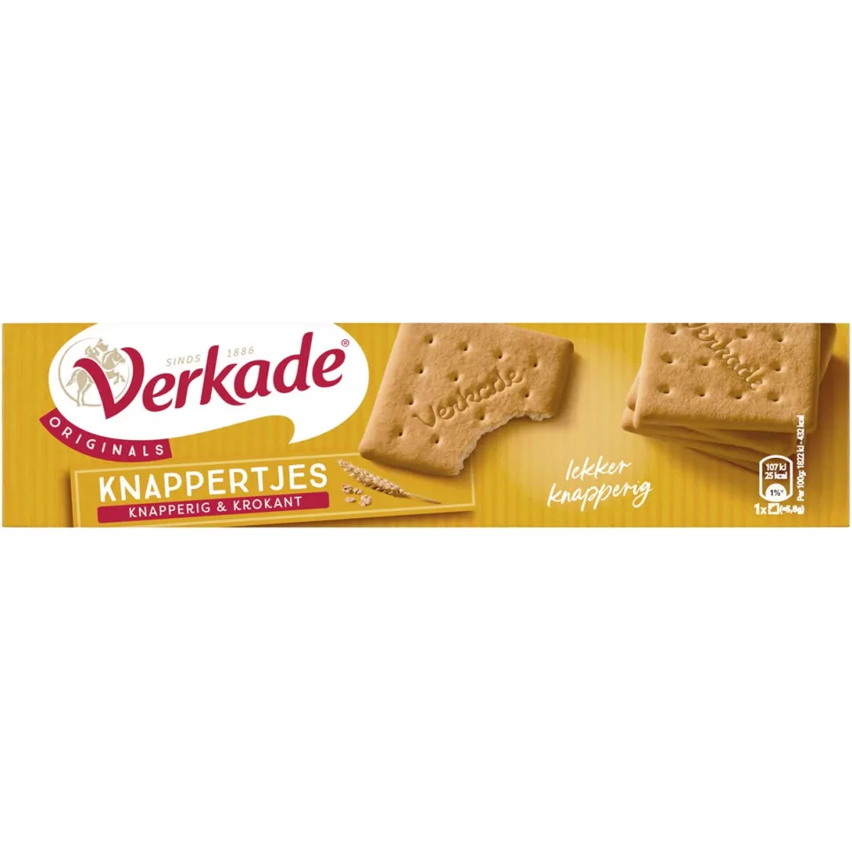 Verkade Knappertjes biscuits, paquet...