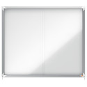 Nobo Premium Plus binnenvitrine, schuifdeuren met hoekslot, magnetisch, 15 x A4