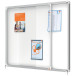 Nobo Premium Plus vitrine intérieure, porte coulissante avec serrure, magnétique, 15 x A4