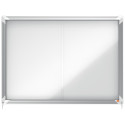 Nobo Premium Plus binnenvitrine, schuifdeuren met hoekslot, magnetisch, 8 x A4