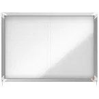 Nobo Premium Plus vitrine intérieure, porte coulissante avec serrure, magnétique, 8 x A4