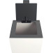 V-Part couvercle à clapet pour poubelle modulaire 85 l et 90 l, gris foncé