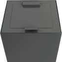 V-Part couvercle à clapet pour poubelle modulaire 85 l et 90 l, gris foncé