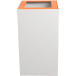 V-Part top voor modulaire afvalbak 85 l en 90 l, oranje