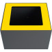 V-Part yellow lid for modular waste bin 85 L and 90 L
