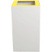 V-Part yellow lid for modular waste bin 85 L and 90 L
