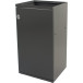 V-Part poubelle modulaire avec porte et support sac 85 l, gris