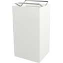 V-part modulaire afvalbak 90 l, wit