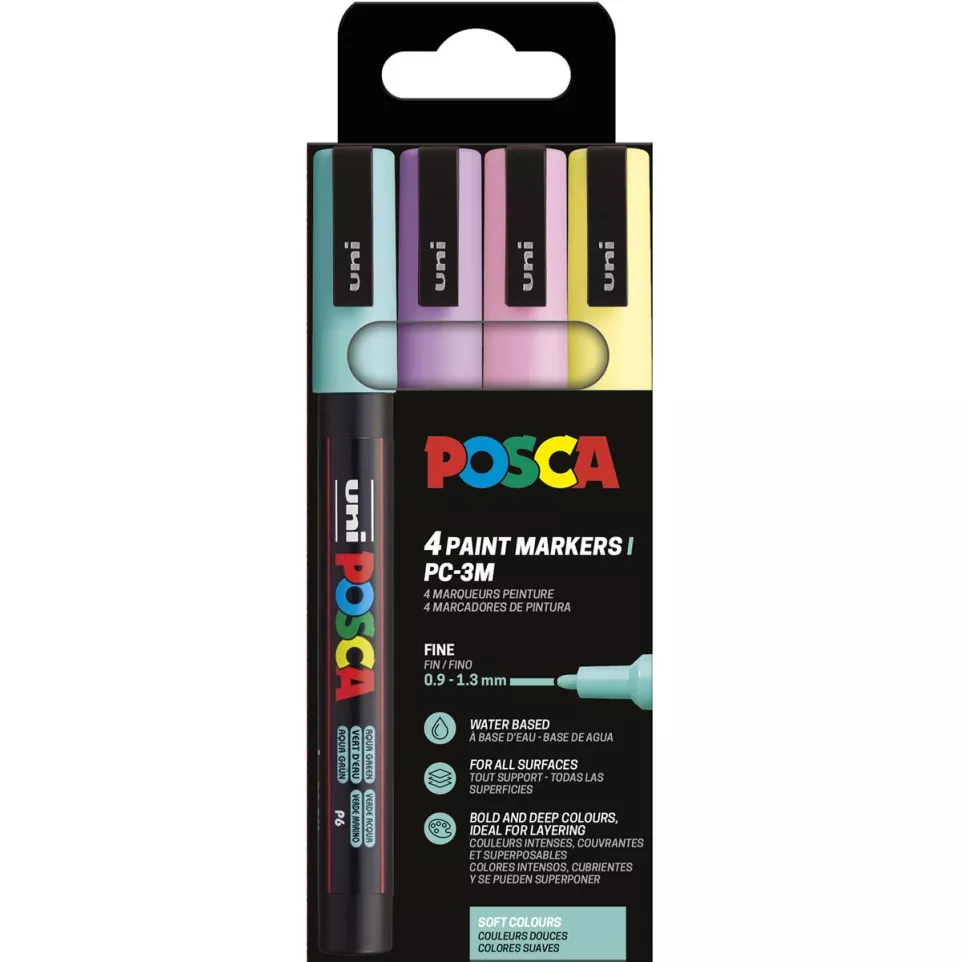 Uni POSCA marqueur peinture PC-3M,...