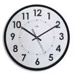 Orium by CEP Silent Quartz Analogue Wall Clock 300mm Black