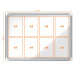 Nobo Premium Plus Magnetic Lockable Notice Board 8xA4