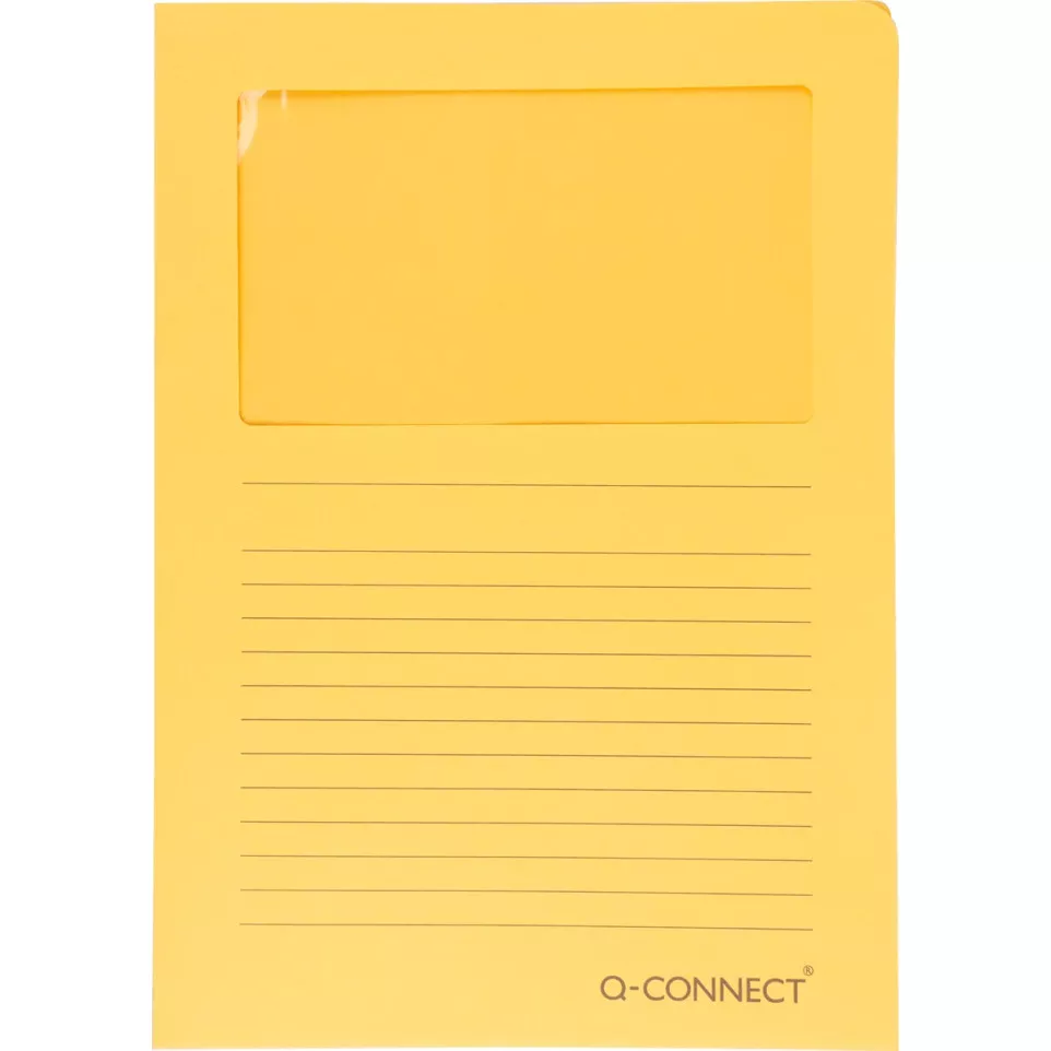 Q-CONNECT pochette coin à fenêtre,...