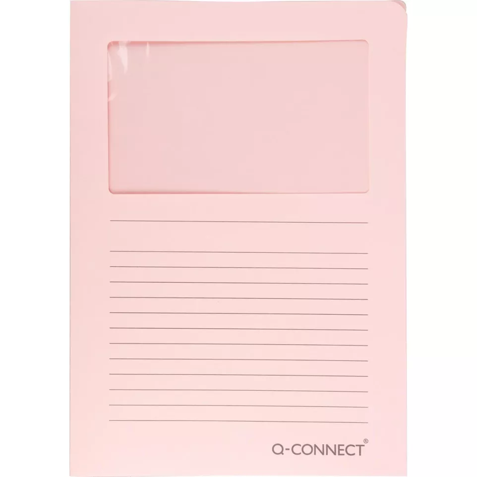 Q-CONNECT L-map met venster, 120...