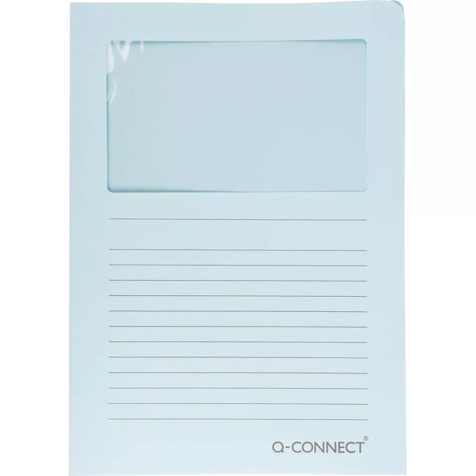 Q-CONNECT pochette coin à fenêtre,...